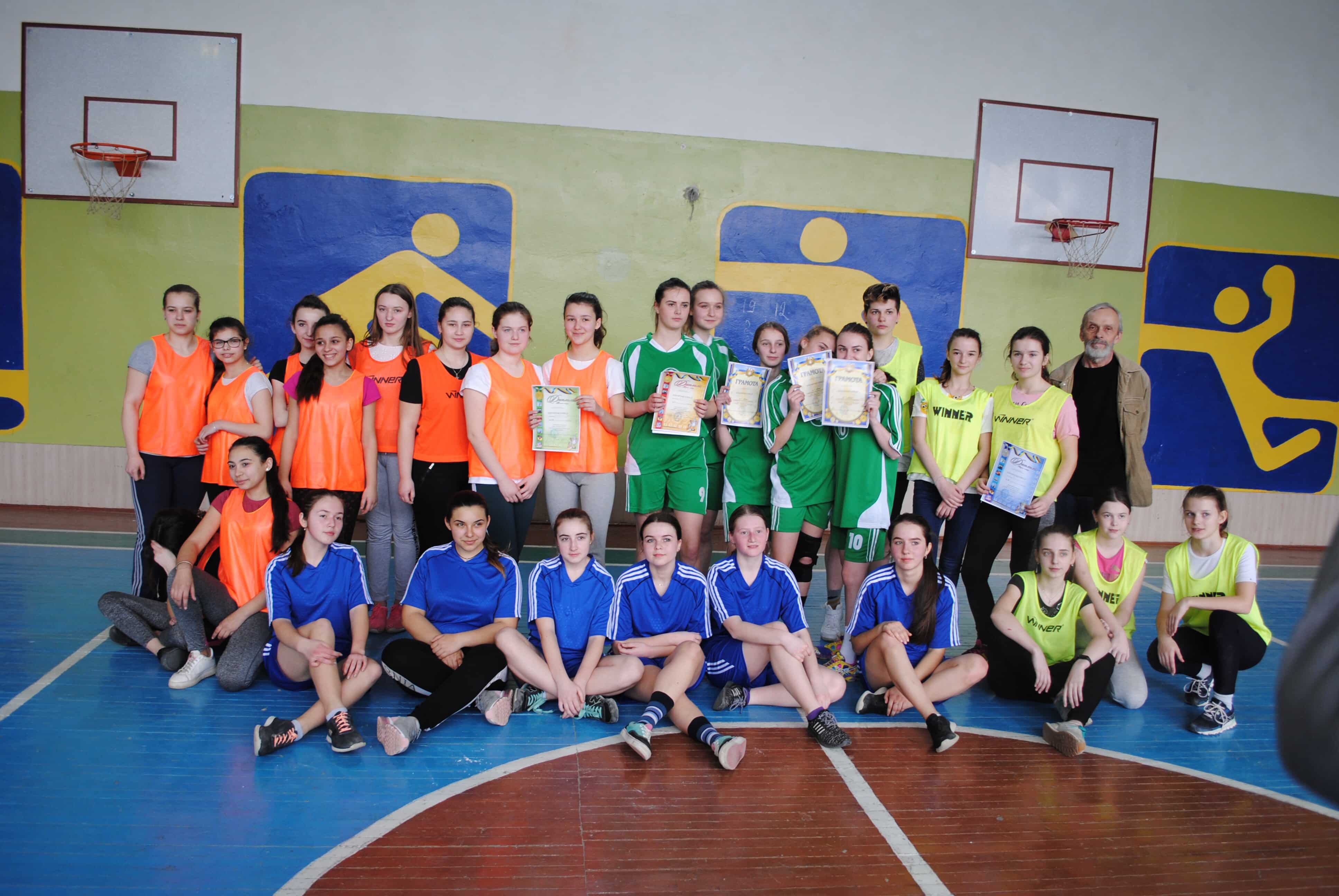 Фінал турніру з баскетболу серед дівчат у рамках спартакіади учнівської молоді м. Ужгорода